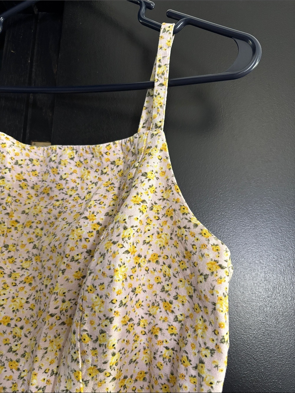 Old Navy Yellow Floral Slip Dress - Picture 3 of 6